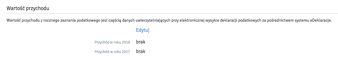 przychód w aplikacji inFakt